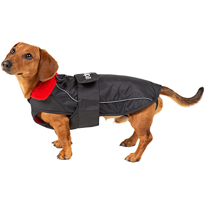 2023 Dryrobe Dog Coat DRDR1 - Black / Red