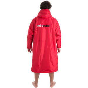2023 Dryrobe Advance Long Sleeve Change Robe DR100L - Red / Grey