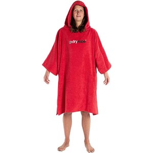 2023 Dryrobe Asciugamano Con Cappuccio In Cotone Biologico Robe Red