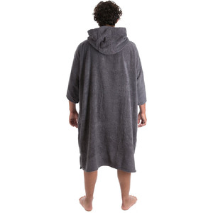 2020 Dryrobe Short Sleeve Towel Changing Robe / Poncho SS TD SG - Slate Grey