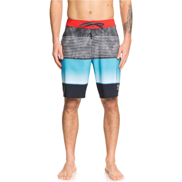 2019 Quiksilver Hombres Highline Losa 20 "boardshorts Hibiscus Eqybs04200