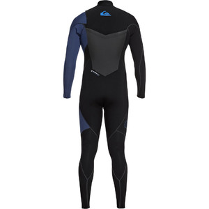 Quiksilver Highline Plus 4/3mm Chest Zip Wetsuit Black / Iodine Blue & Northcore Waterproof Wetsuit Bag