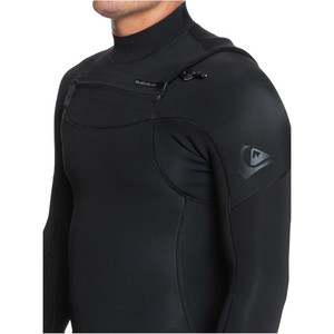 2022 Quiksilver Everyday Sessions 4/3mm Chest Zip GBS Wetsuit EQYW103121 - Black