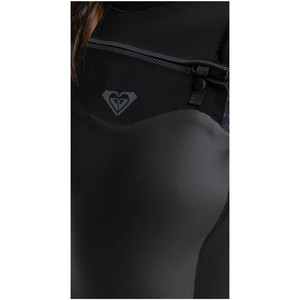 2020 Roxy Womens Syncro Plus 4/3mm Chest Zip LFS Wetsuit Black / Gunmetal ERJW103030