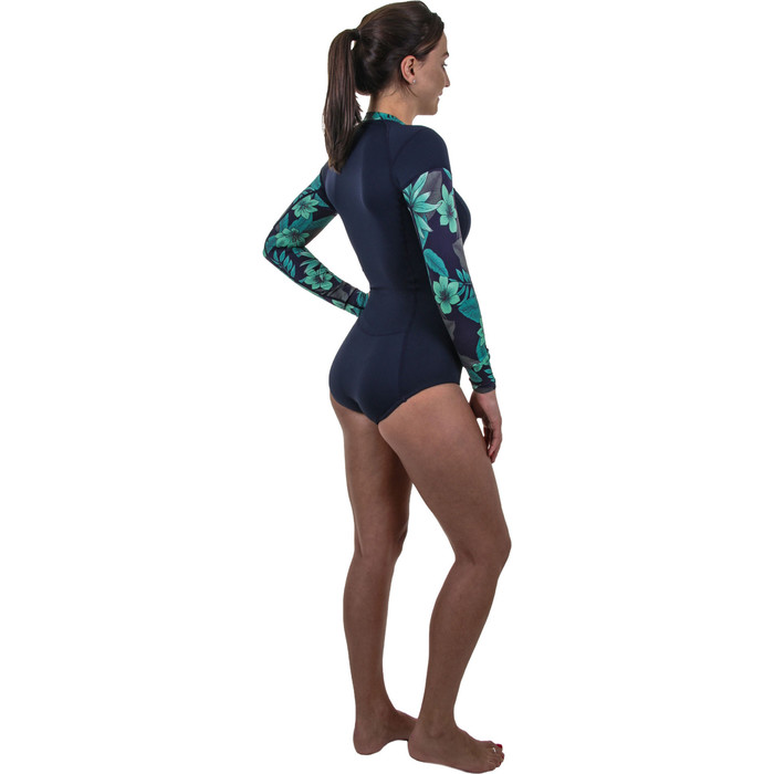 ONeill Womens Full Zip Long Sleeve Surf Suit Abyss/Faro 5312S Quick Dry UV Sun Protection and SPF Properties