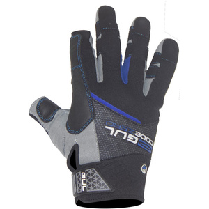 2023 Gul Junior Code Zero Winter 3-Finger Sailing Gloves Black GL1240-B6