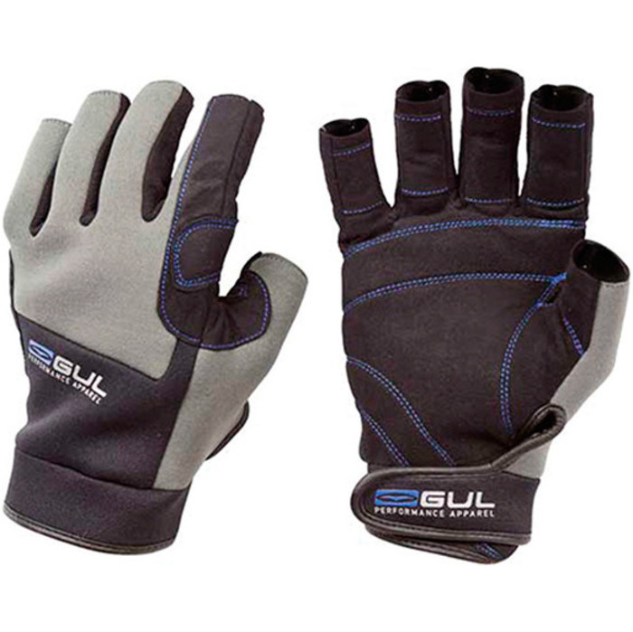 2018 Gul Winter SHORT Finger Gloves Negro / Carbn GL1242