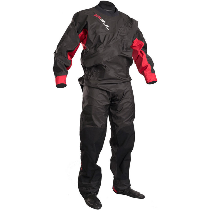 GUL Junior Dartmouth Eclip Zip Drysuit BLACK / RED GM0378-B3