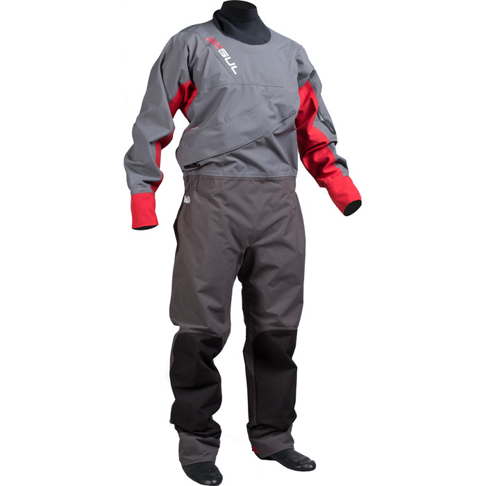 Gul Dartmouth Eclip Zip Drysuit CHARCOAL / RED GM0378 - 2ND