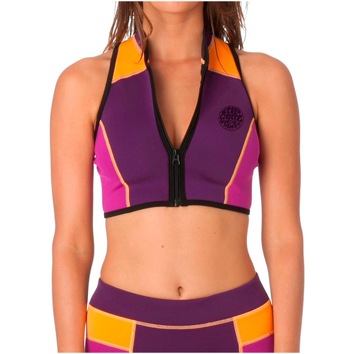 Rip Curl The Bomb Crop Top Paars GSIEV1