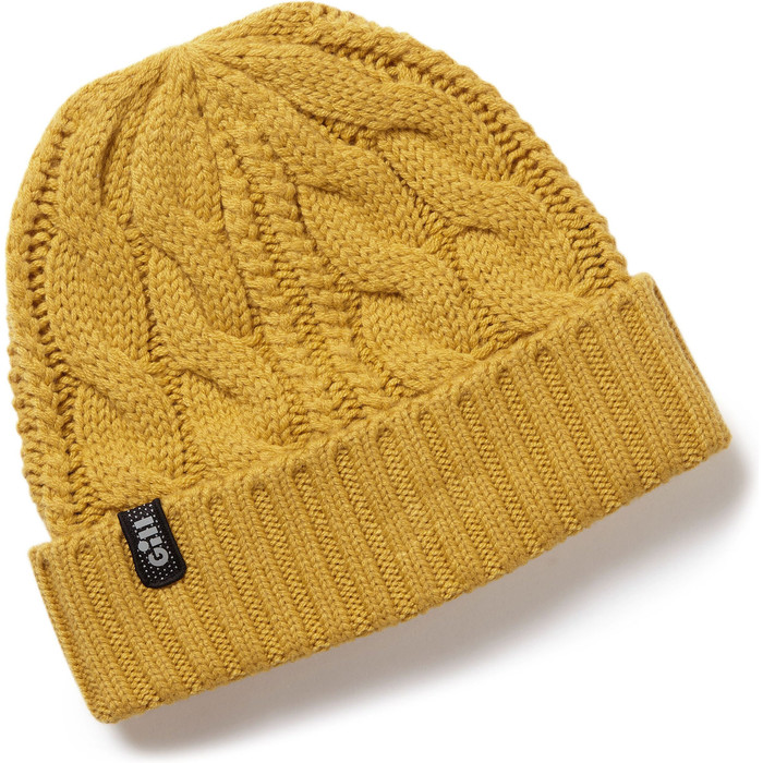 2022 Gill Cable Knit Beanie Ocre Och01