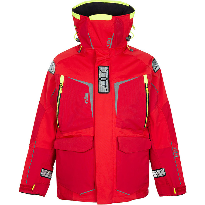 2021 Gill Os1 Offshore Ocean Jacket Voor Os12j In Rood Os12j