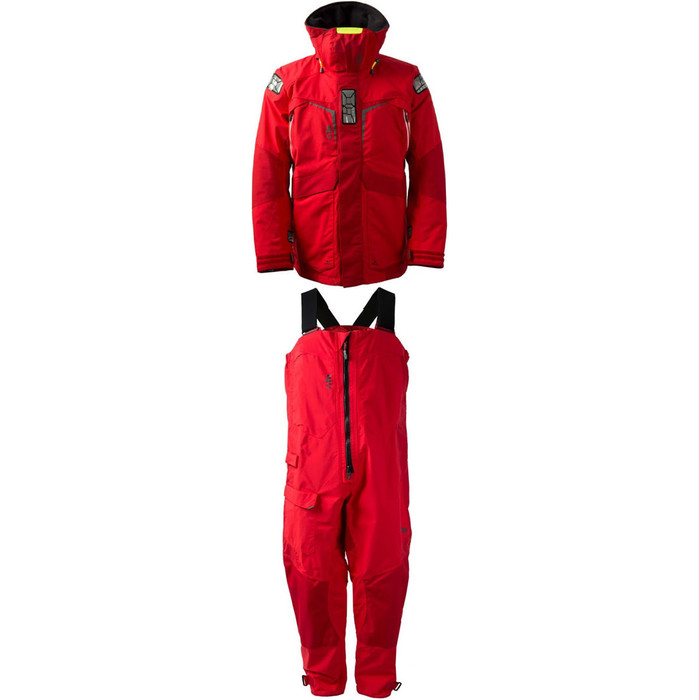 Gill Mens OS2 Jacket OS23J & Trouser OS23T Combi Set Red