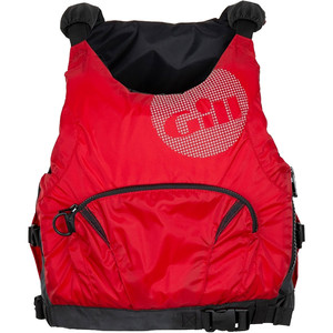 Gill Men's Pro Racer 50n Booyancy Assistance & Pro Rash Vest Deal Package - Rojo / Blanco