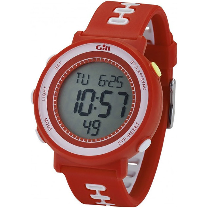 Reloj De Carreras Gill Timer Rojo W013