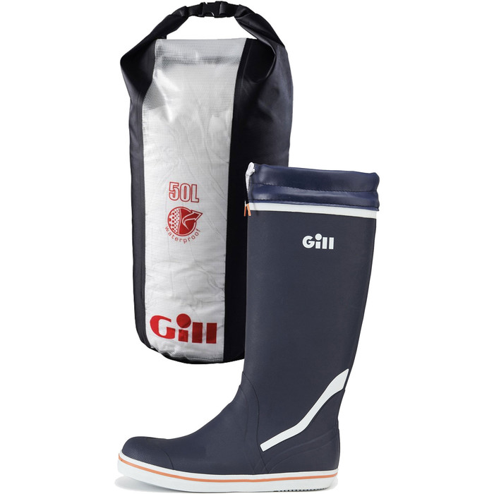 GILL Gill Yachting Boots & 50L Dry Bag Package Deal