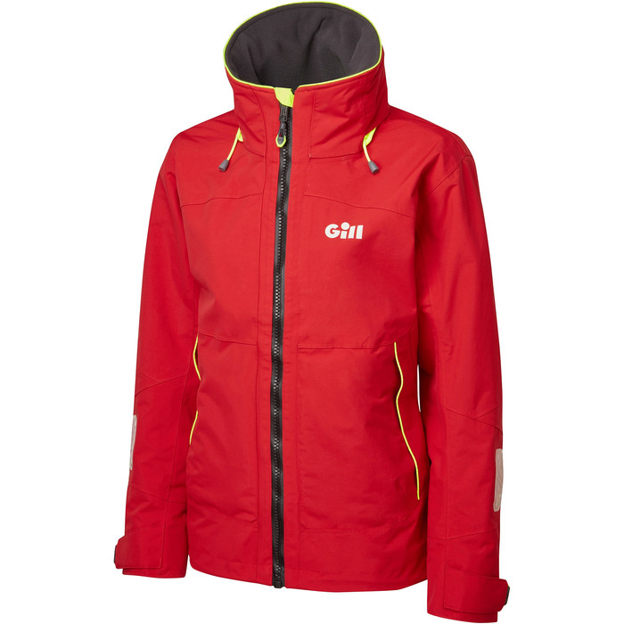 2024 Gill Womens OS3 Coastal Jacket OS32JW - Red