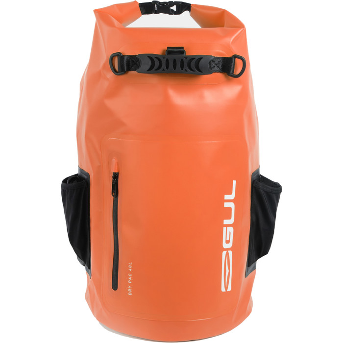 2024 Gul 40L Heavy Duty Dry Backpack LU0120-B9 - Zwart / Oranje