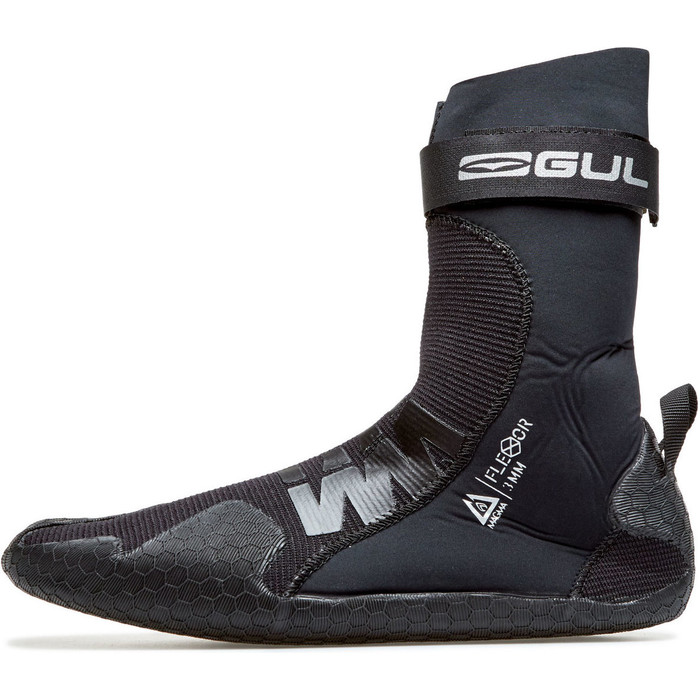 2020 Gul Flexor 3mm Split Toe Wetsuit Boot BO1299-B7 - Black