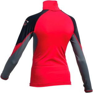 Gul Junior Long Sleeve Rash Vest Red / Black RG0344-A9