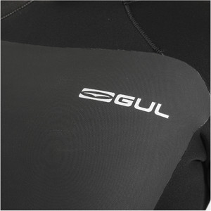 2024 Gul Mens Response 4/3mm GBS Back Zip Wetsuit RE1246-C1 - Black