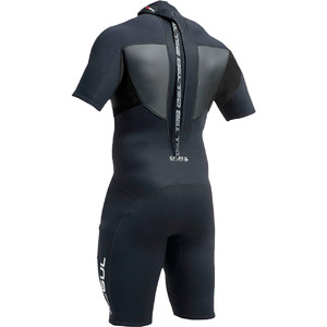 Gul Response 3/2mm Mens Shorty Wetsuit Black RE3319-A9