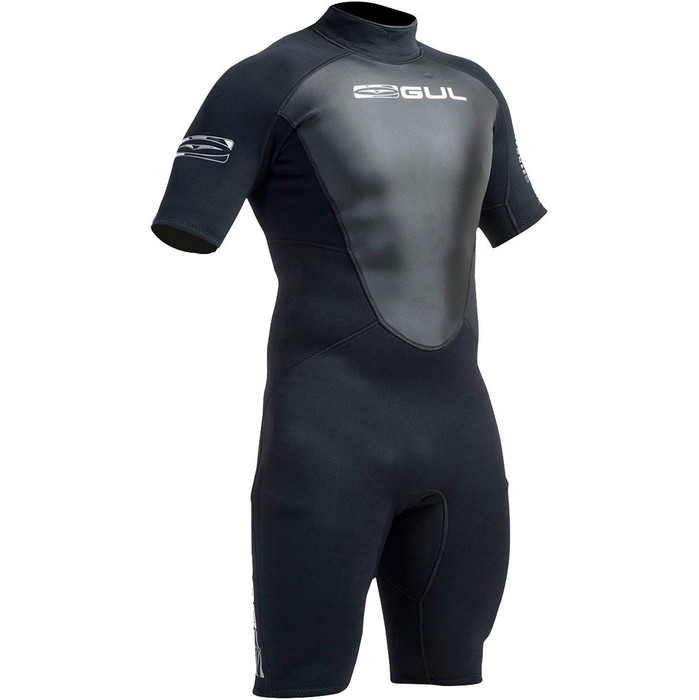 Gul Response 3 / 2mm Herre Shorty Wetsuit Black RE3319-A9