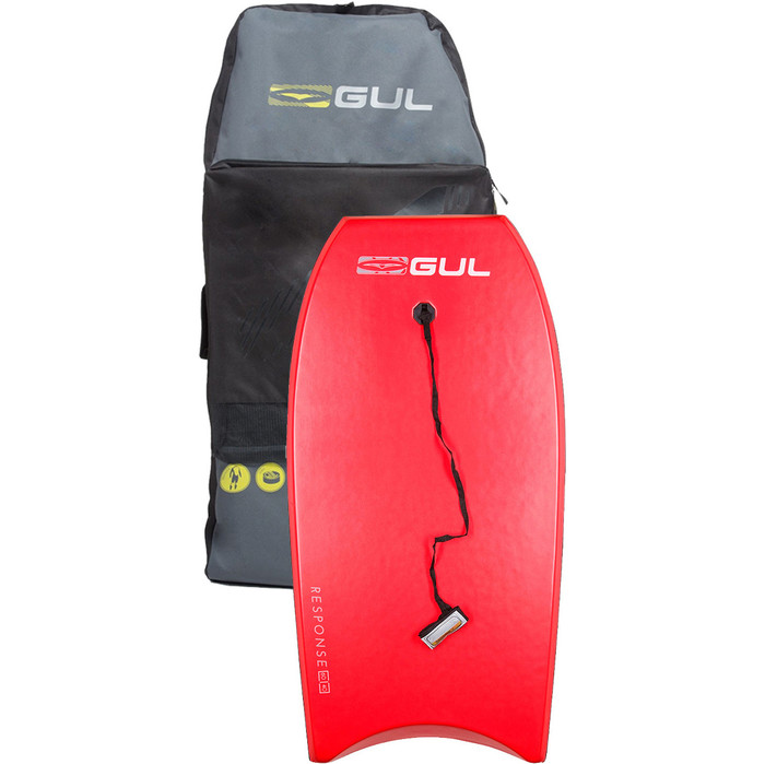 2020 Gul Response Adult 42 Bodyboard Red & Arica Board Bag Bundle Offer