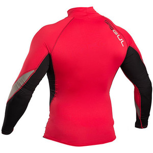 2020 Gul Xola Long Sleeve Rash Vest Red / Black RG0339-B4