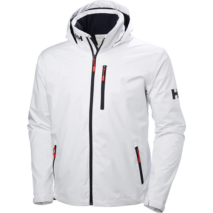2023 Helly Hansen Hooded Crew Mid Layer Jacket WHITE 33874