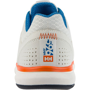 2021 Helly Hansen Ahiga V4 Hydropower Chaussures De Voile 11582 - Blanc / Bleu Coureur
