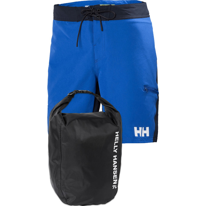 Helly Hansen - Pantaln Corto Hp Para Hombre, 9 ", Paquete De Bolsa Dry Ligera De 12 L - Azul Olmpico