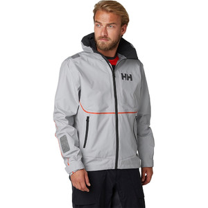 2019 Helly Hansen HP Foil Jacket & Salopette Combi Set Grey Fog / Black 33876 33902