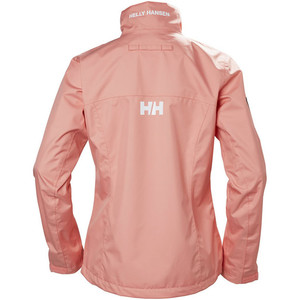 Helly Hansen Womens Crew Jacket Shell Pink 30297