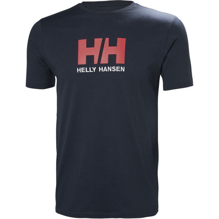 2018 Helly Hansen Logo Camiseta Marinha 33979