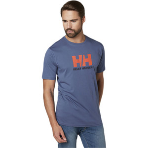 2018 Helly Hansen Logo T-Shirt Vintage Indigo 33979