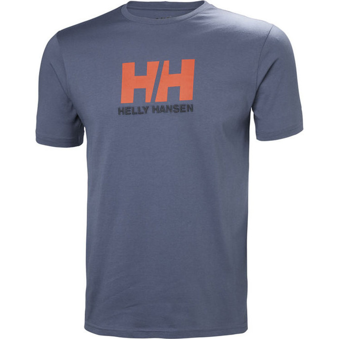 2018 Helly Hansen Logo camiseta Vintage Indigo 33979