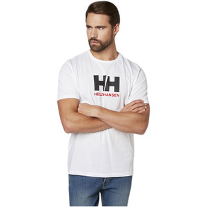2018 Helly Hansen Logo camiseta blanca 33979