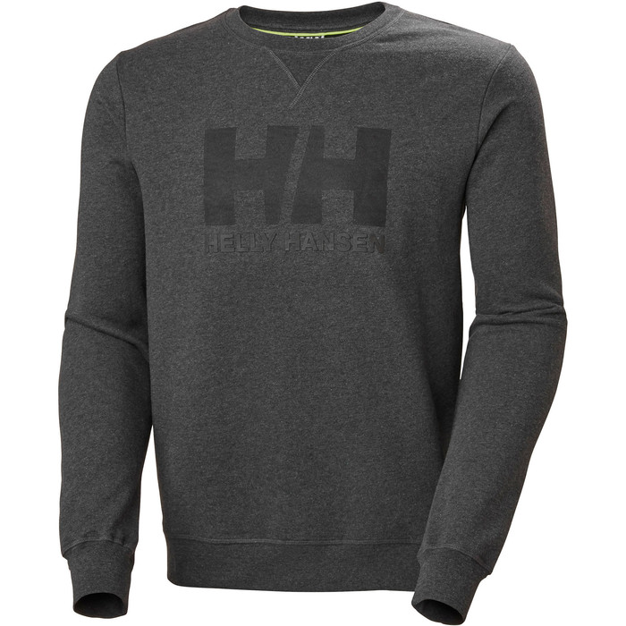 2023 Helly Hansen Men's HH Logo Crew Sweat 34000 - Ebony Melange