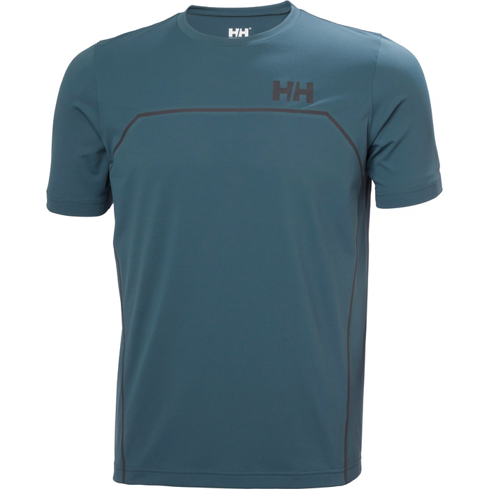 2021 Helly Hansen T-shirt Da Uomo Hp Foil Ocean 34160 - Blu Orion