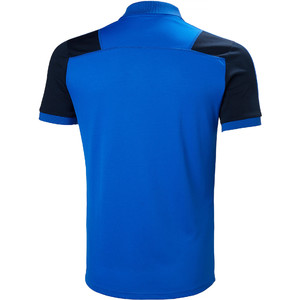 2019 Helly Hansen Mens Lifa Active Light Short Sleeve Polo Olympian Blue 49322