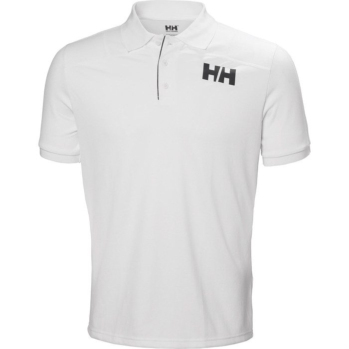 2019 Helly Hansen Mens Lifa Active Light Short Sleeve Polo White 49322
