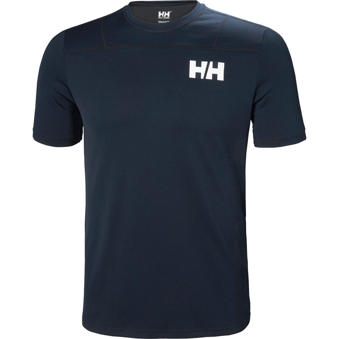 2019 Helly Hansen Mens Lifa Active Light Short Sleeve T-Shirt Navy 49330