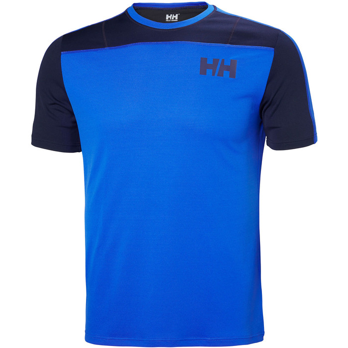 2019 Helly Hansen Hombres Lifa Active Light Camiseta De Manga Corta Azul Olmpico 49330