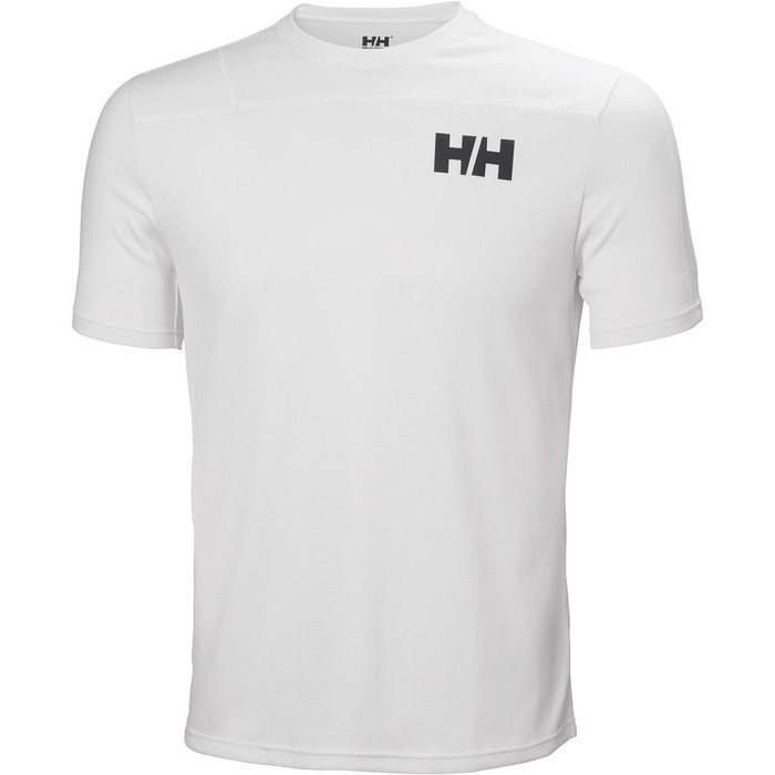 2019 Helly Hansen Maschile Lifa Active Luce Manica Corta T-shirt Bianca 49330