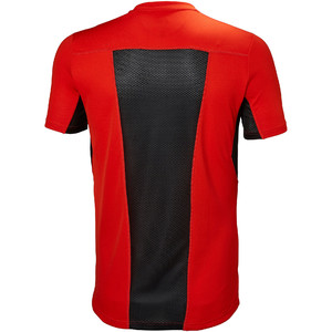 2019 Helly Hansen Hombres Lifa Active Mesh T-shirt Cherry Tomate 49319