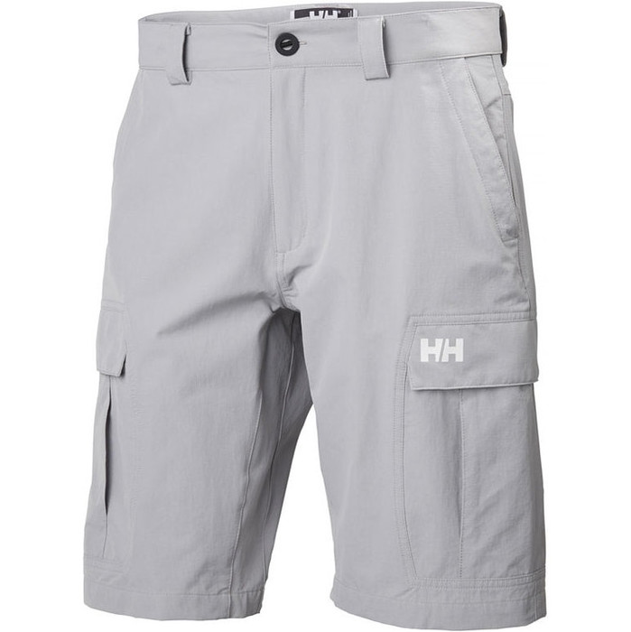 2018 Helly Hansen QD Cargo Shorts Silver Grey 54154