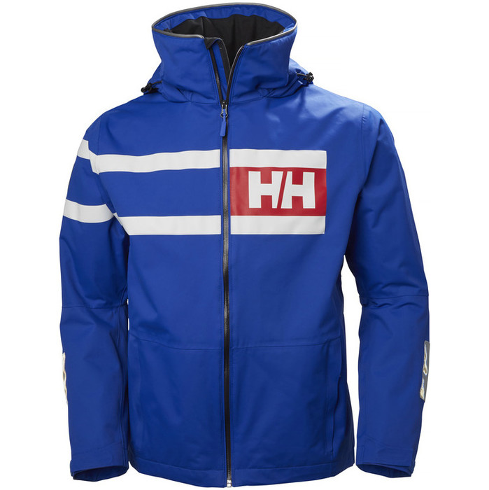 2018 Helly Hansen Salt Power Jacke Olympian Blau / Rot 36278