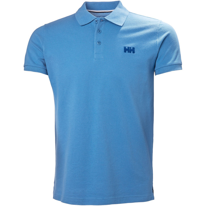 2019 Helly Hansen Transat Polo Shirt Cornflower Blue 33980