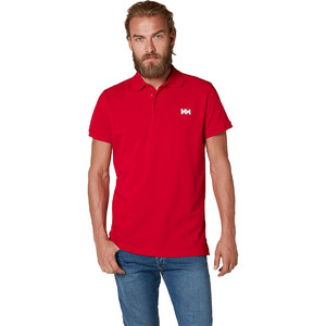 2018 Helly Hansen Transat Polo Shirt Bandera Rojo 33980